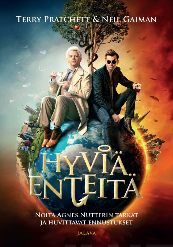 Terry Pratchett, Neil Gaiman: Hyviä enteitä — Noita Agnes Nutterin tarkat ja huvittavat ennustukset (Hardcover, suomi language, 2020, Jalava)