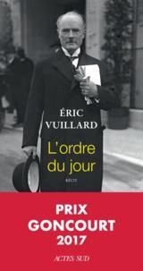 Éric Vuillard: L'ordre du jour (French language, 2017)