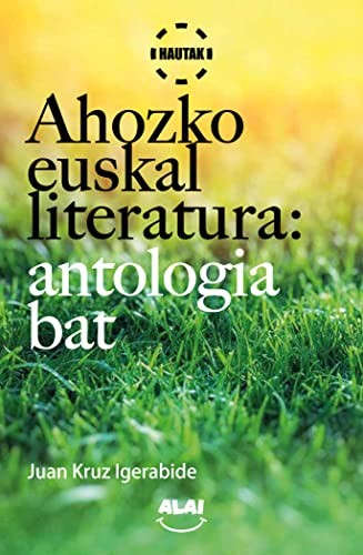 Juan Kruz Igerabide: Ahozko euskal literatura (Paperback, Alai Argitaletxea)