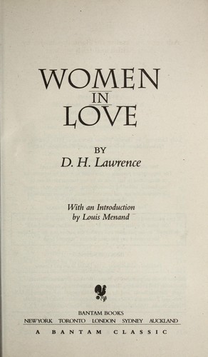 D. H. Lawrence: Women in love (1996, Bantam Books)