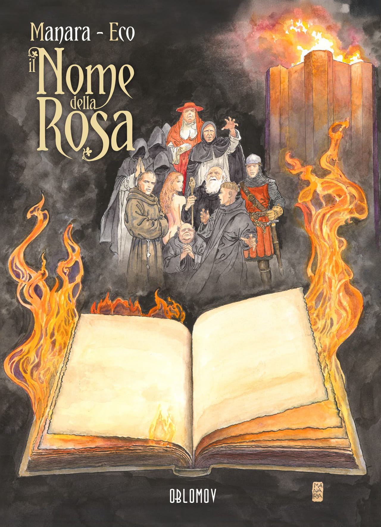 Milo Manara, Umberto Eco: Il Nome della Rosa - 2 (Hardcover, Italiera language, Oblomov)