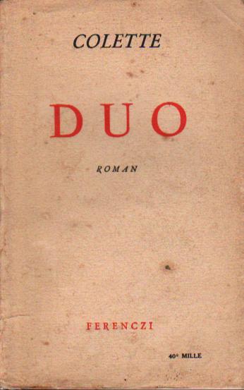 Colette: Duo (French language, 1934, Editions Ferenczi)