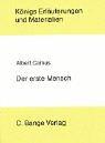 Klaus Bahners, Albert Camus: Der erste Mensch. Erläuterungen und Materialien. (Paperback, German language, 2000, Bange)