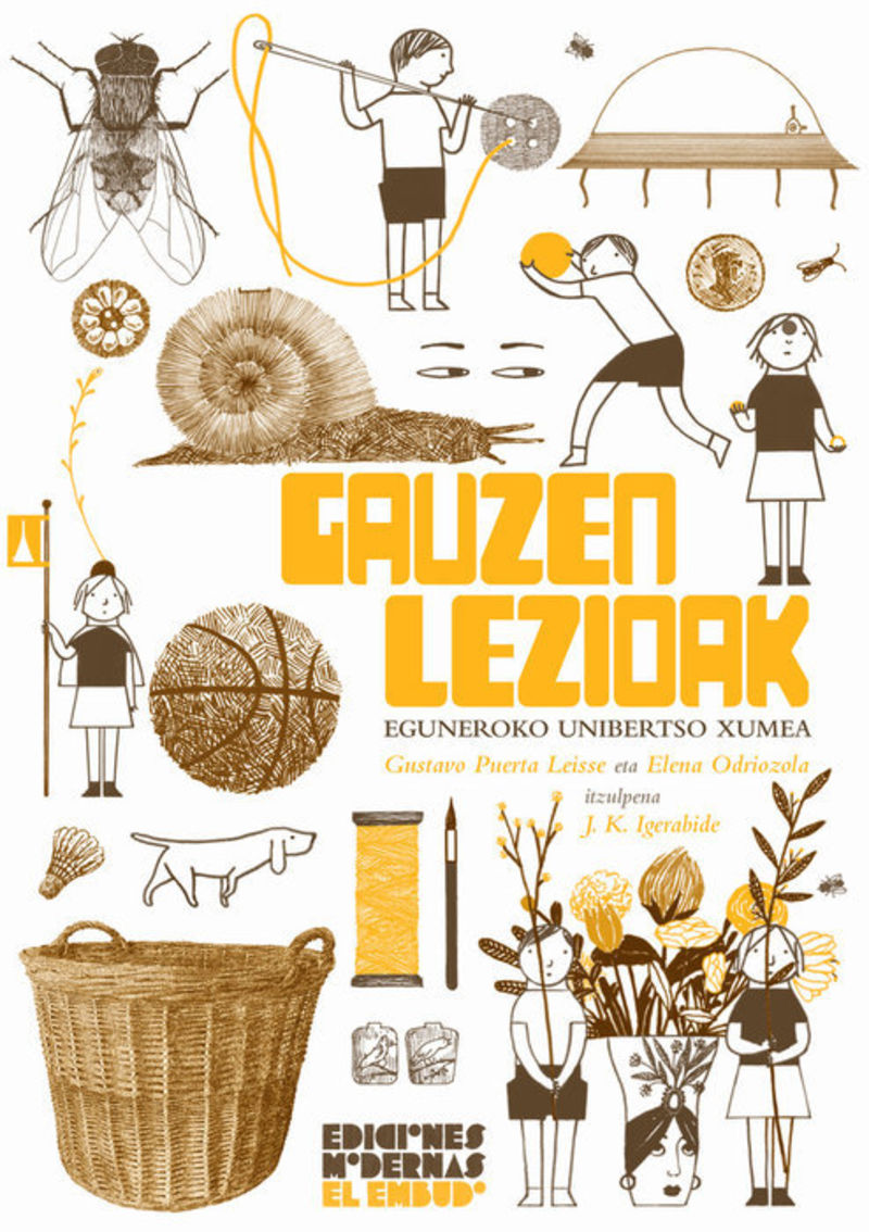 Elena Odriozola Belstegui, Gustavo Puerta: Gauzen lezioak (Euskara language, Ediciones modernas El Embudo)