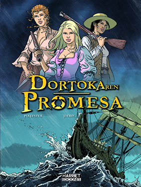 Stéphane Piatzszek, Miel A. Elustondo, Tieko: Dortokaren promesa 1 (Hardcover, Euskara language, 2020, Harriet Ediciones, S.L.)
