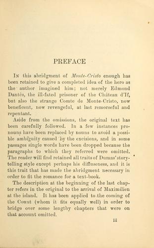 E. L. James, Alexandre Dumas: Le comte de Monte-Cristo (French language, 1900, Holt)
