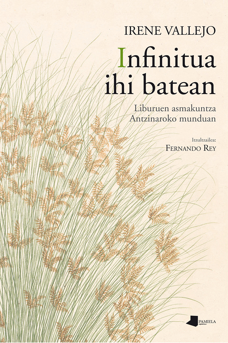 Irene Vallejo Moreu, Fernando Rey Escalera (itzultzailea): Infinitua ihi batean (Paperback, Basque language, Pamiela)