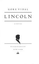 Gore Vidal: Lincoln (Random House)