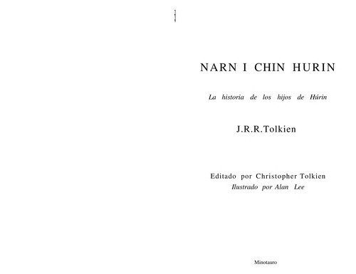 J. R. R. Tolkien: Narn i chîn Húrin (Spanish language, 2007, Minotauro)