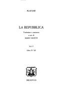 Platone: La Repubblica (Italian language, 1998, Bibliopolis)