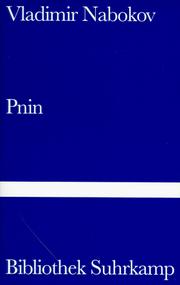 Vladimir Nabokov: Pnin. (German language, 1998, Suhrkamp)