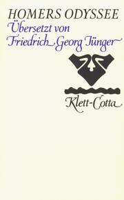 Friedrich Georg Jünger, Citta Jünger, Homer: Homers Odyssee. (Hardcover, German language, 1981, Klett-Cotta)
