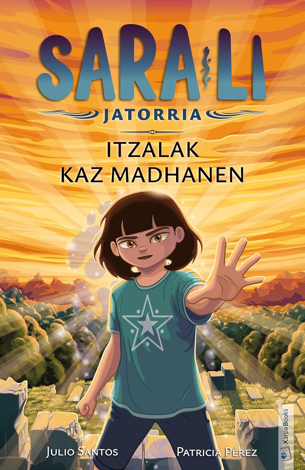 Julio Santos, Patricia Pérez: Sara-Li - Jatorria: Itzalak Kad Madhanen (euskara language, 2025, Xarpa Books)