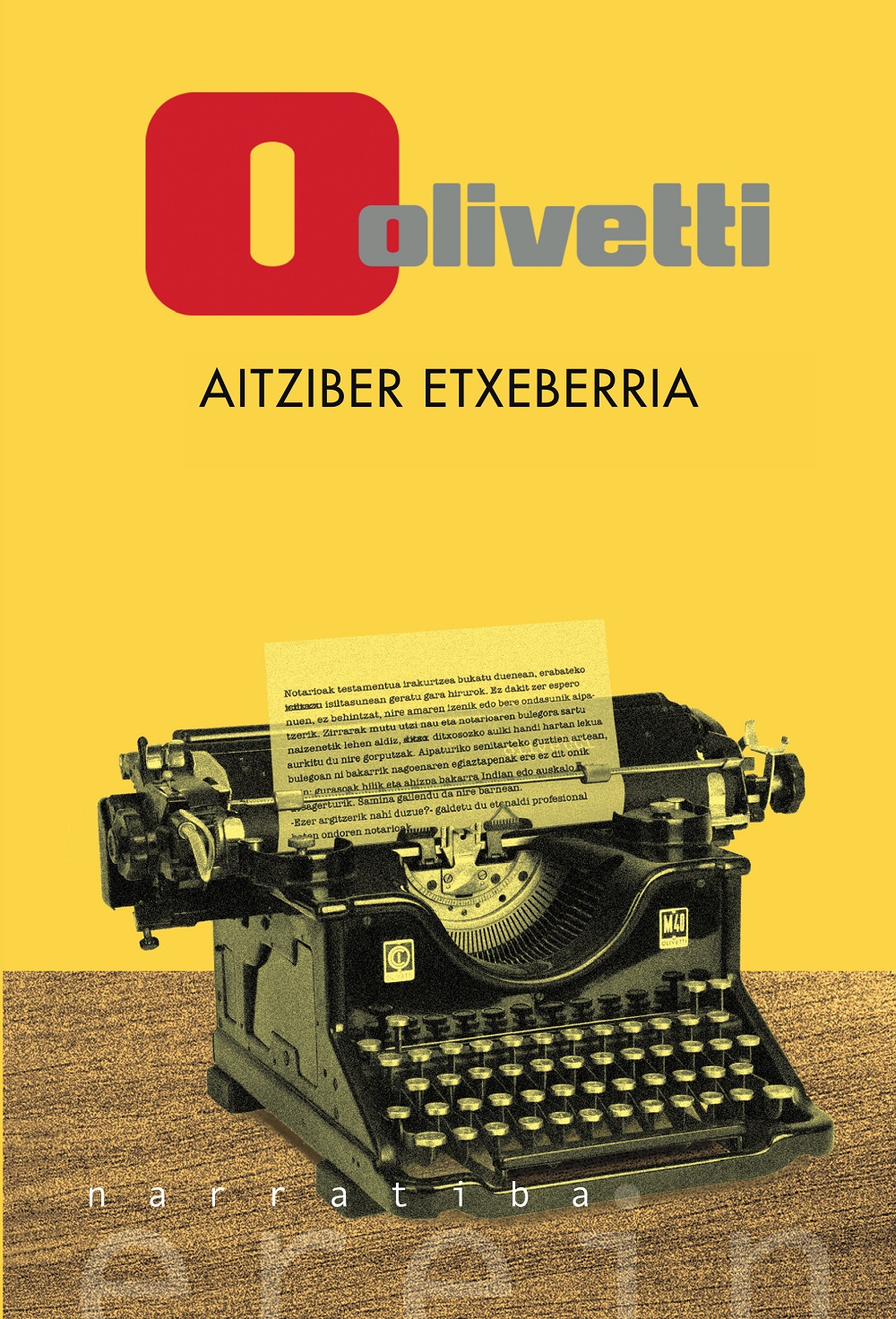 Aitziber Etxeberria Garro: Olivetti (Paperback, Euskara language, 2020, Erein)